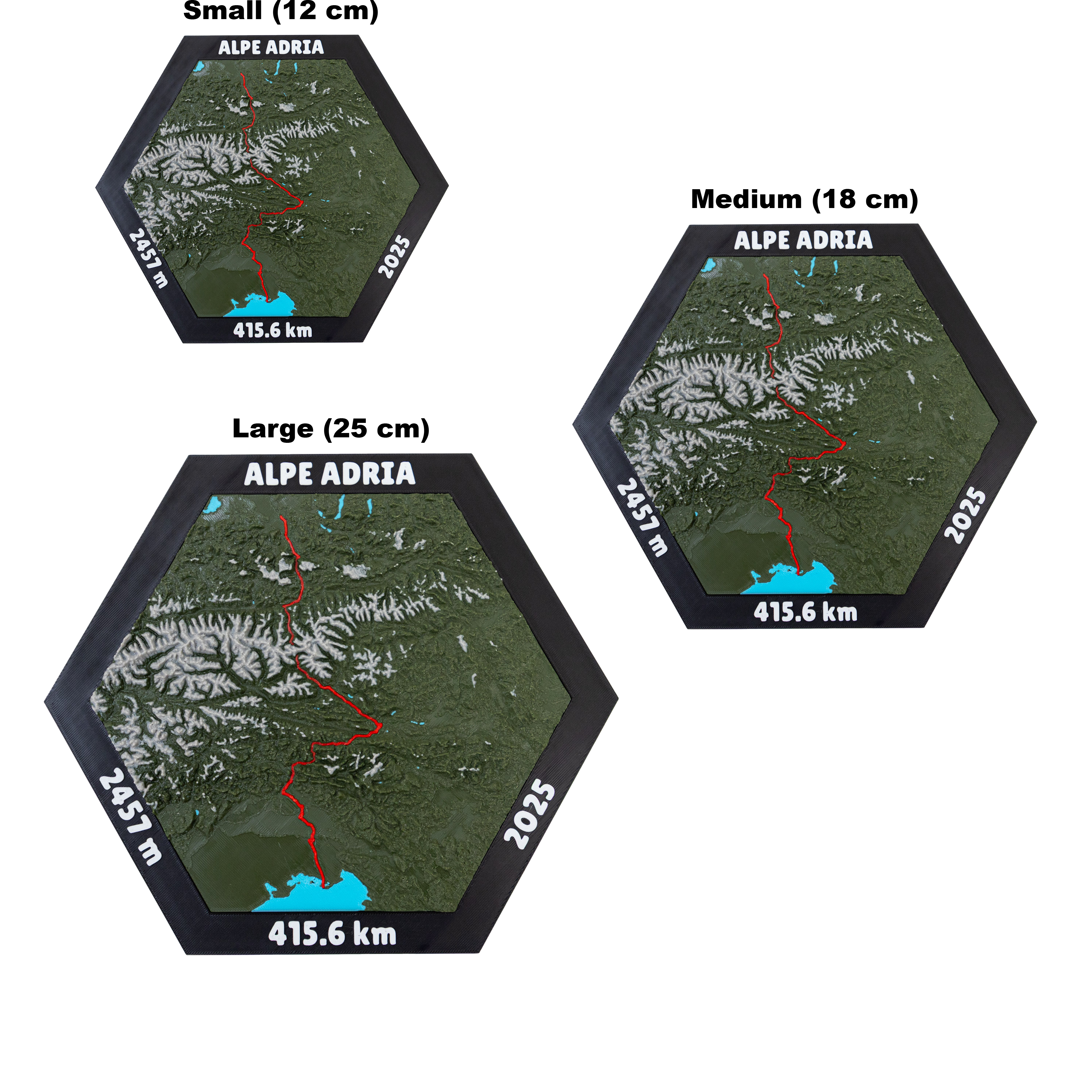 map sizes